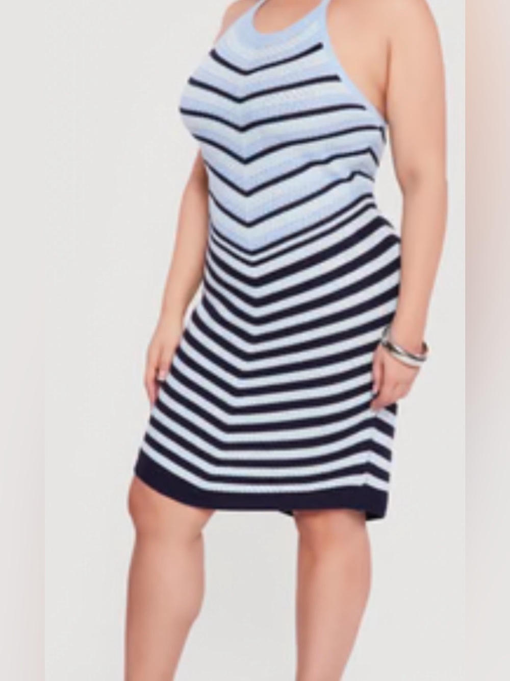 NWT Plus Size Crochet Halter  Dress 3X